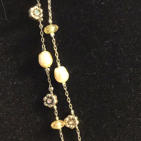 Vintage Jade & Pearls Double Strand Necklace - Picture 6 of 8